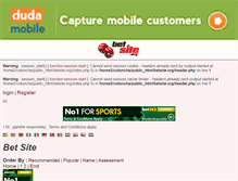 Tablet Screenshot of betsite.org